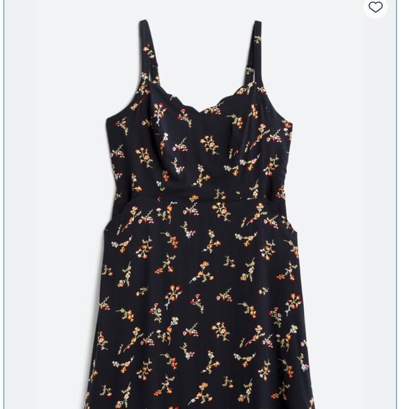 Market & Spruce Navy Floral Dress - Size 1X - New With Tags! - Picture 2 of 8